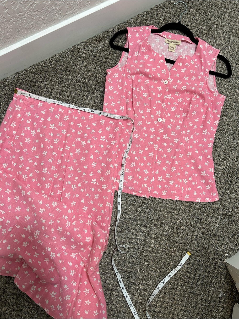 Monterey Bay Pink Floral Two-Piece Set